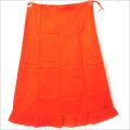 Orange Plain poplin petticoat