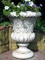 Plain stone flower pot