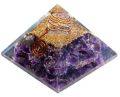 Amethyst Natural Gemstone Pyramid Healing Crystal