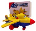 Plastic Yellow kids toys airplane