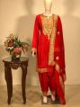 Stitched Available in  many Different colors ladies embroidered silk suit