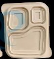 Cornstarch Meal Tray With Lid