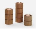 wooden candle stand