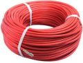 Red 1100V high temperature silicone rubber cable