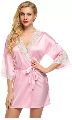 Pink Kaftan Babydoll Dress
