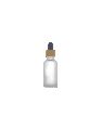 30 Ml Transparent Frosted Glass Bottle