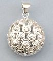 925 Sterling Silver Cage Pendant