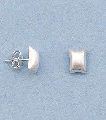 925 Sterling Silver Geometric Stud Earrings