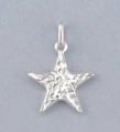 925 Sterling Silver Moon Star Pendant