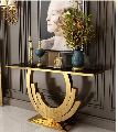 Wall Mounted Glass Console Table