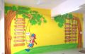 play school wall painting artist