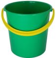 Round Geenova green plastic bucket