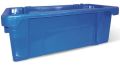 Rectangular Blue milk pouch plastic crate
