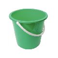Round Green White Plain Polished Geenova water plastic bucket
