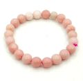 pink opal love passion 6 mm beads bracelet