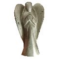 pyrite guardian reiki crystal stone handcrafted angel statue