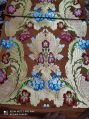 Pure Handloom Tibetan Brocade With Kadhuwa Lotus Alfi Meena Weaved Fabric