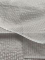 White Pure Organza Silk Staple Dyeable Fabric