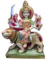 27 Inch Marble Durga Mata Statue