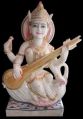 27 Inch Marble Saraswati Mata Statue
