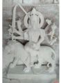 45 Inch Marble Durga Mata Statue