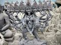 5.4 Feet Marble Kali Mata Statue