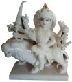 Handmade Marble Durga Mata Statue