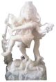 Carved 15kg white marble kali mata statue