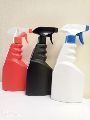 AS PER DEMAND ALL COLOURS ARE AVAILABLE. Plain New BHUVI ENTERPRISES 500ml hdpe glass cleaner bottle