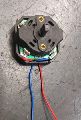 Multicolor pedestal fan resistance combination switch