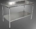 Polished Sliver Plain stainless steel table