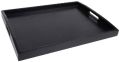 Black Wooden Tray