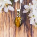 Tiger Eye Silver Pendant