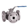 Stainless Steel Medium Pressure Vision three way Ball valve