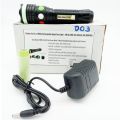 400-450gm Red/Green/White rechargeable q5 cree led tricolor torch