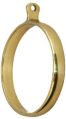 Round Polished brass curtain ring