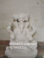 Polished Marble Ganesh Statue
