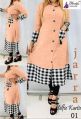Cotton Rayon Available In Different Colors Plain Printed Ladies Fancy Kurti
