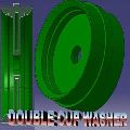 Rubber Double Cup Washers