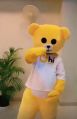 Foam Plain Printed Star Mascot Makers yellow teddy bear
