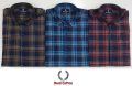 REAL COTTON MEN'S TRENDY CHECK SHIRT