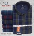 Stitched Checked Full Sleeves MULTICOLOR multicolor Premium cotton real cotton twill fashion casual wear check shirt