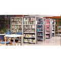 Wooden Rectangular Square Available in Many Colors Polished library book shelf