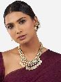 Hydro Polkis Shell Pearls Joules Radhika hydro polki agate tumbles multicolor shell pearl necklace set