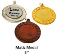 Metal alloy custom medal