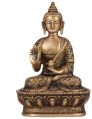 Brown Brass Buddha Statue