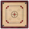 Brown Printed Wood Finished wooden medium carrom board