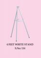 4 Feet White Board Stand