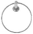 Silver Polished AAI JEE stainless steel round towel ring