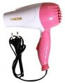 1000 W Plastic Nova White and Pink 240 V hair dryer